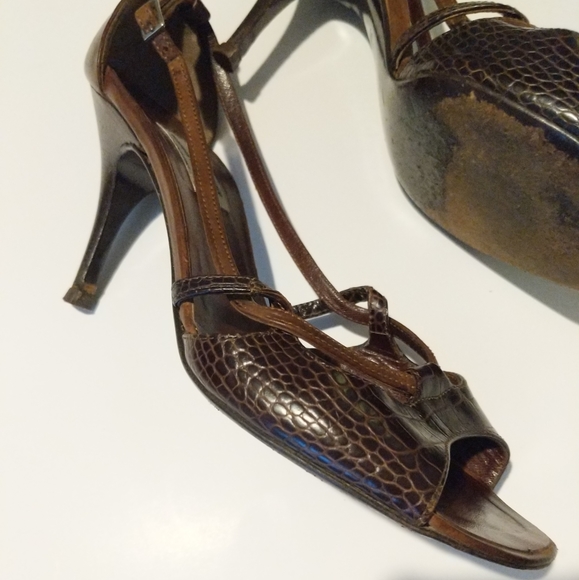 Philosophy di Alberta Ferretti leather Heels Italy - Picture 7 of 9